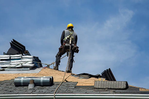 Professional Roofing technician working in Princeton, IA